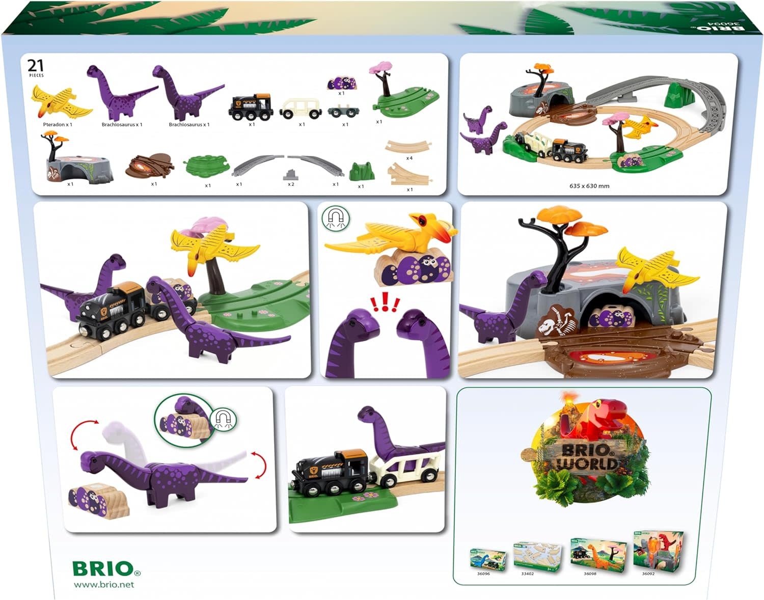 Brio Brio Train Set Dinosaur Adventure Set