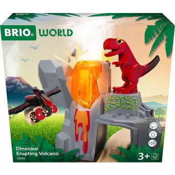 Brio Brio Train Set Dinosaur Erupting Volcano