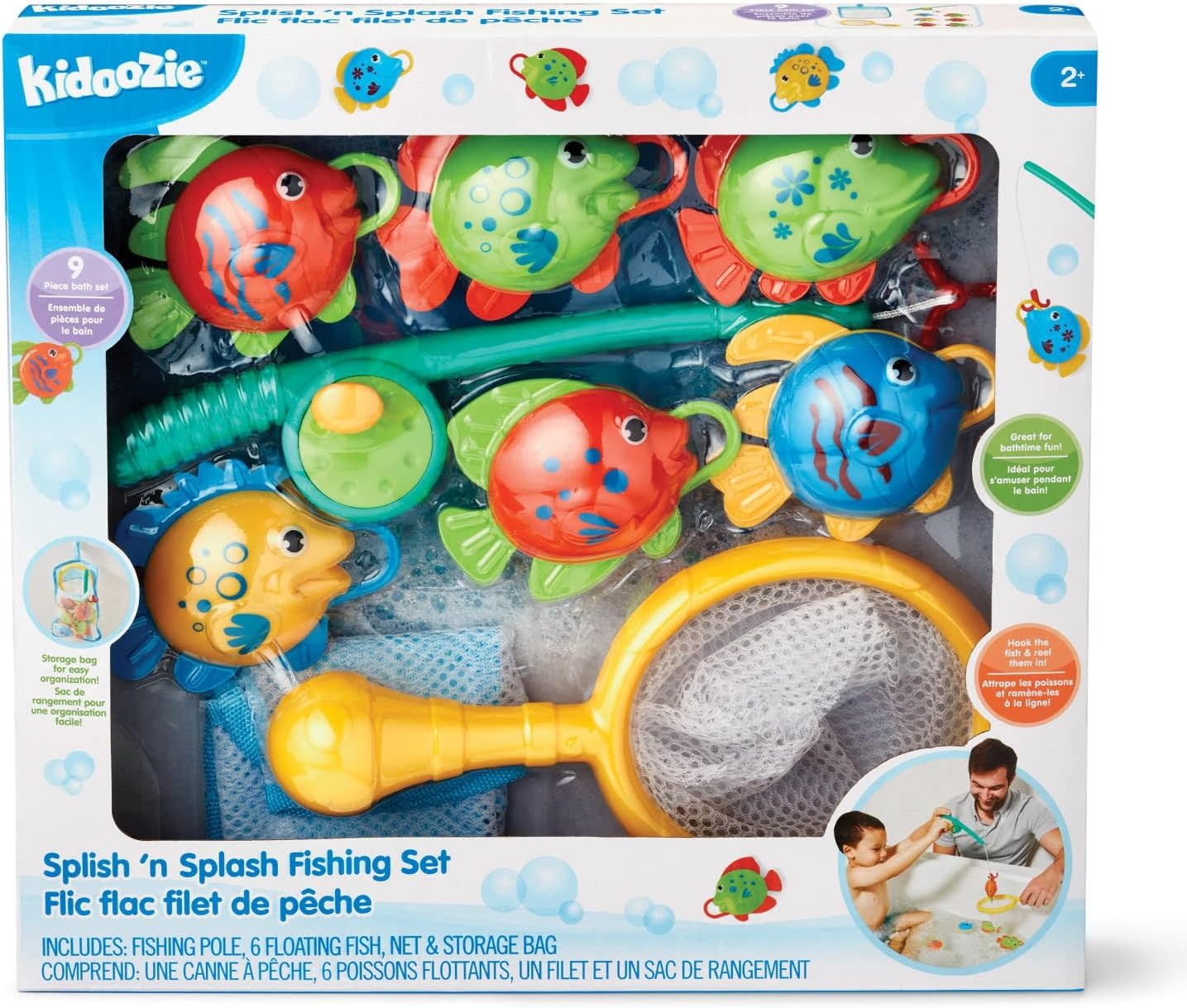 Kidoozie Kidoozie Bath Splish 'n Splash Fishing Set