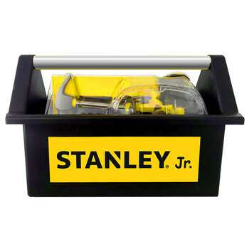 Stanley Jr. Open Tool Box & 5 Tools