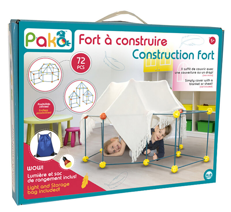 Pako Build & Play Construction Fort