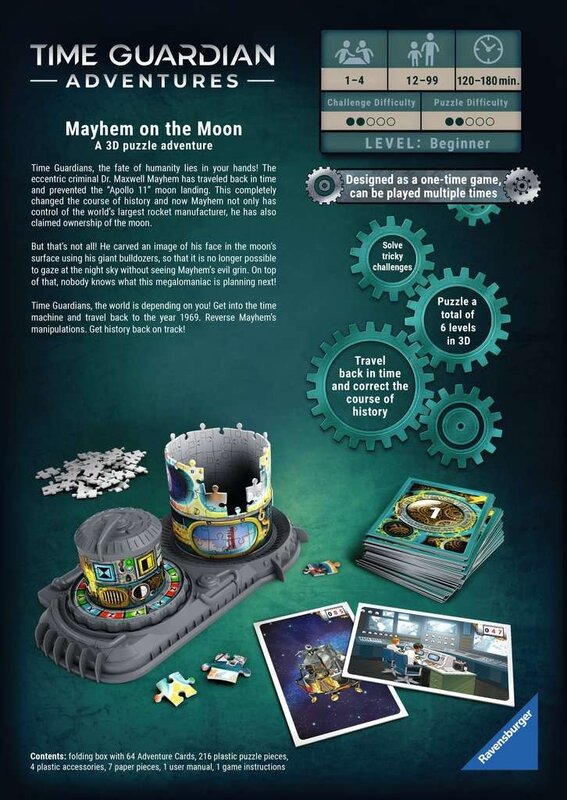Ravensburger 3D Puzzle Adventures Mayhem on the Moon
