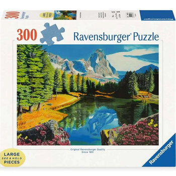 Ravensburger Ravensburger Puzzle 300pc Large Format Rocky Mountain Reflections