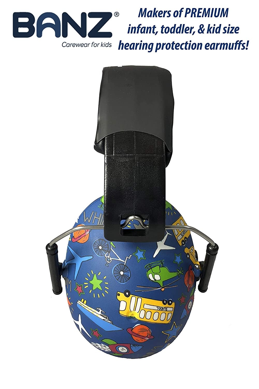 Baby Banz Infant Earmuffs Transportation Ages 2 Months