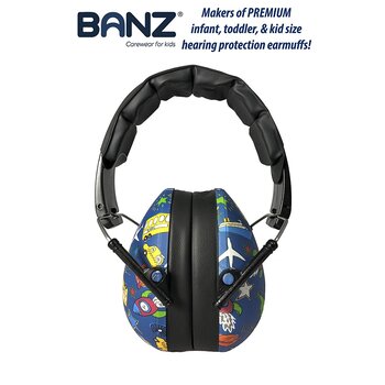 Baby Banz Infant Earmuffs Transportation Ages 2 Months