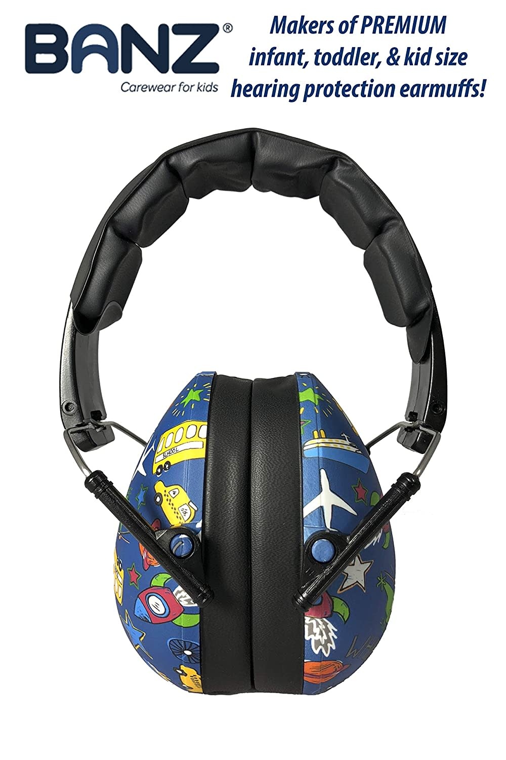 Baby Banz Infant Earmuffs Transportation Ages 2 Months