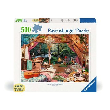 Ravensburger Puzzle 500pc Large Format Cozy Glamping