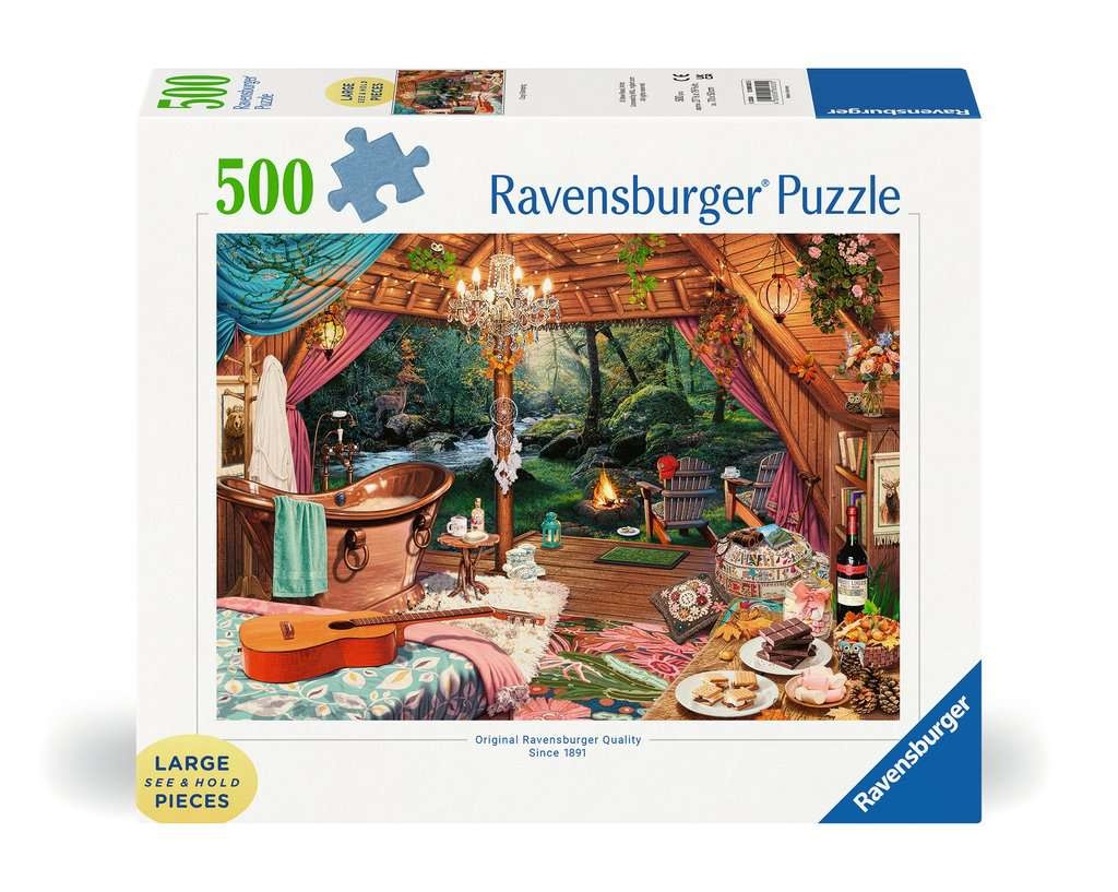 Ravensburger Puzzle 500pc Large Format Cozy Glamping