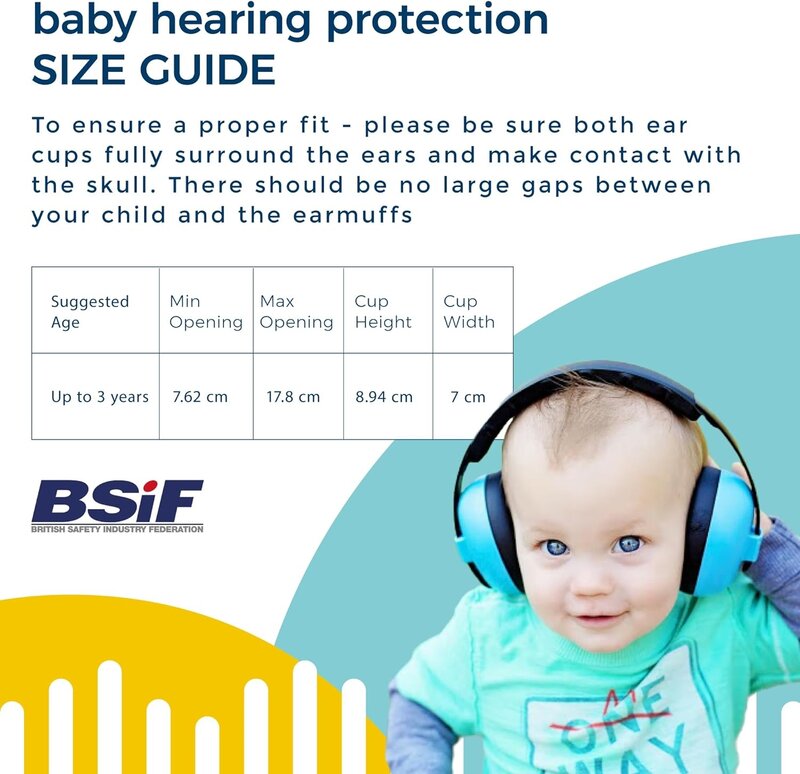 Baby Banz Infant Earmuffs Transportation Ages 2 Months