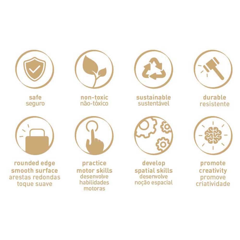 Bio Plastic 2 x 4" Trucks