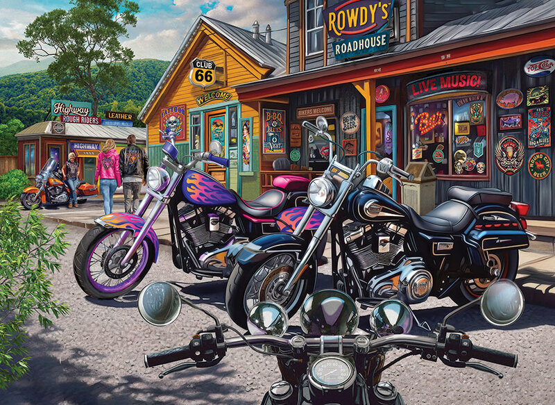 Cobble Hill Puzzles Cobble Hill Puzzle 1000pc His & Hers (Motorcycles)