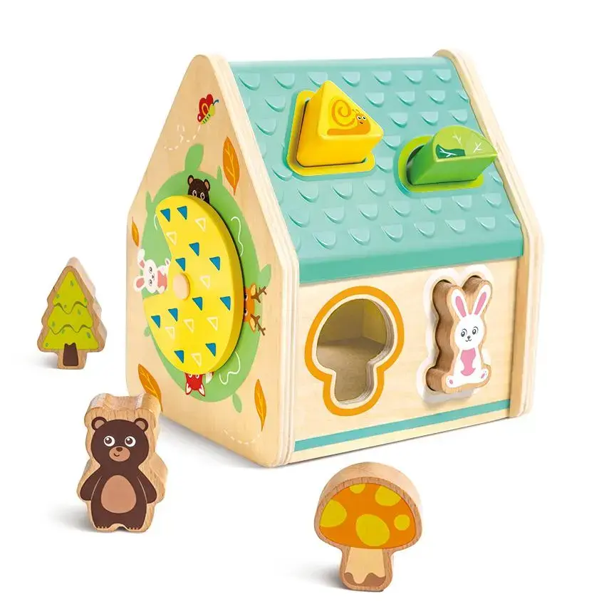 Hape Toys Hape Toddler Critter House Shape Sorter