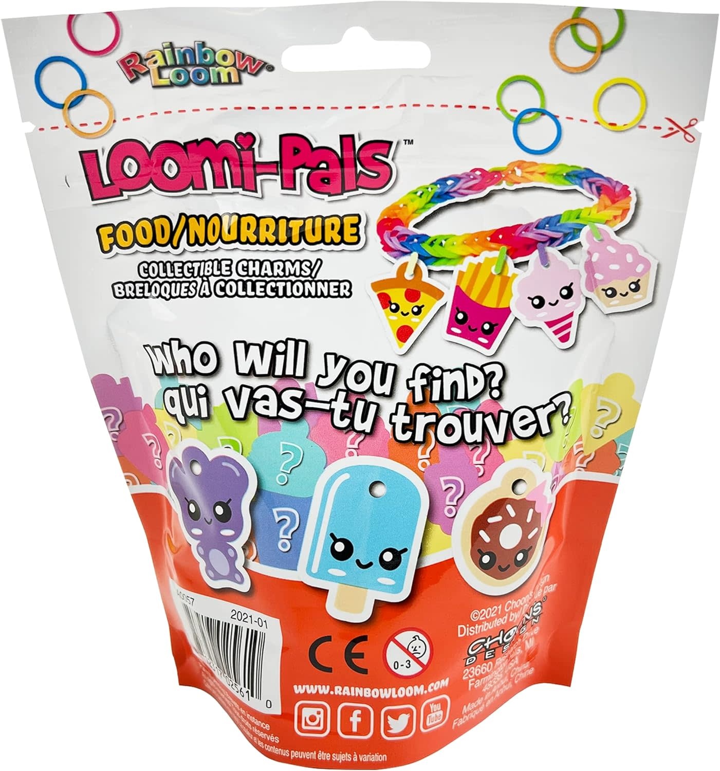 Rainbow Loom Loomi-Pals Food