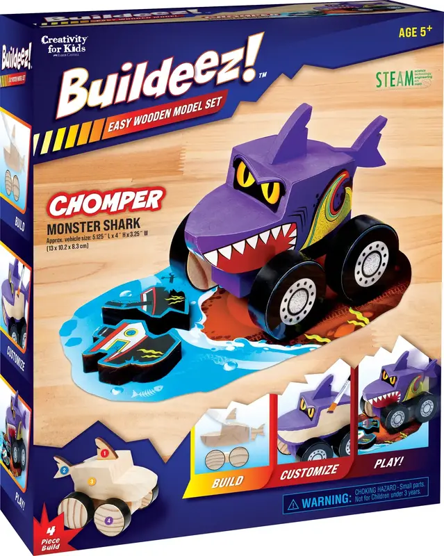 Creativity for Kids Creativity for Kids Buildeez! Chomper Monster Shark