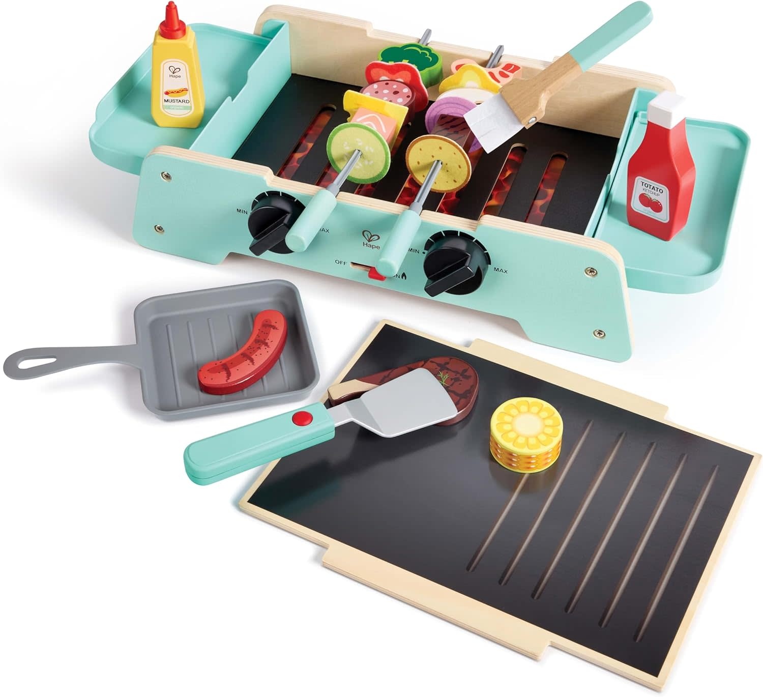 Hape Toys Hape Sizzling Griddle & Grill BBQ Set