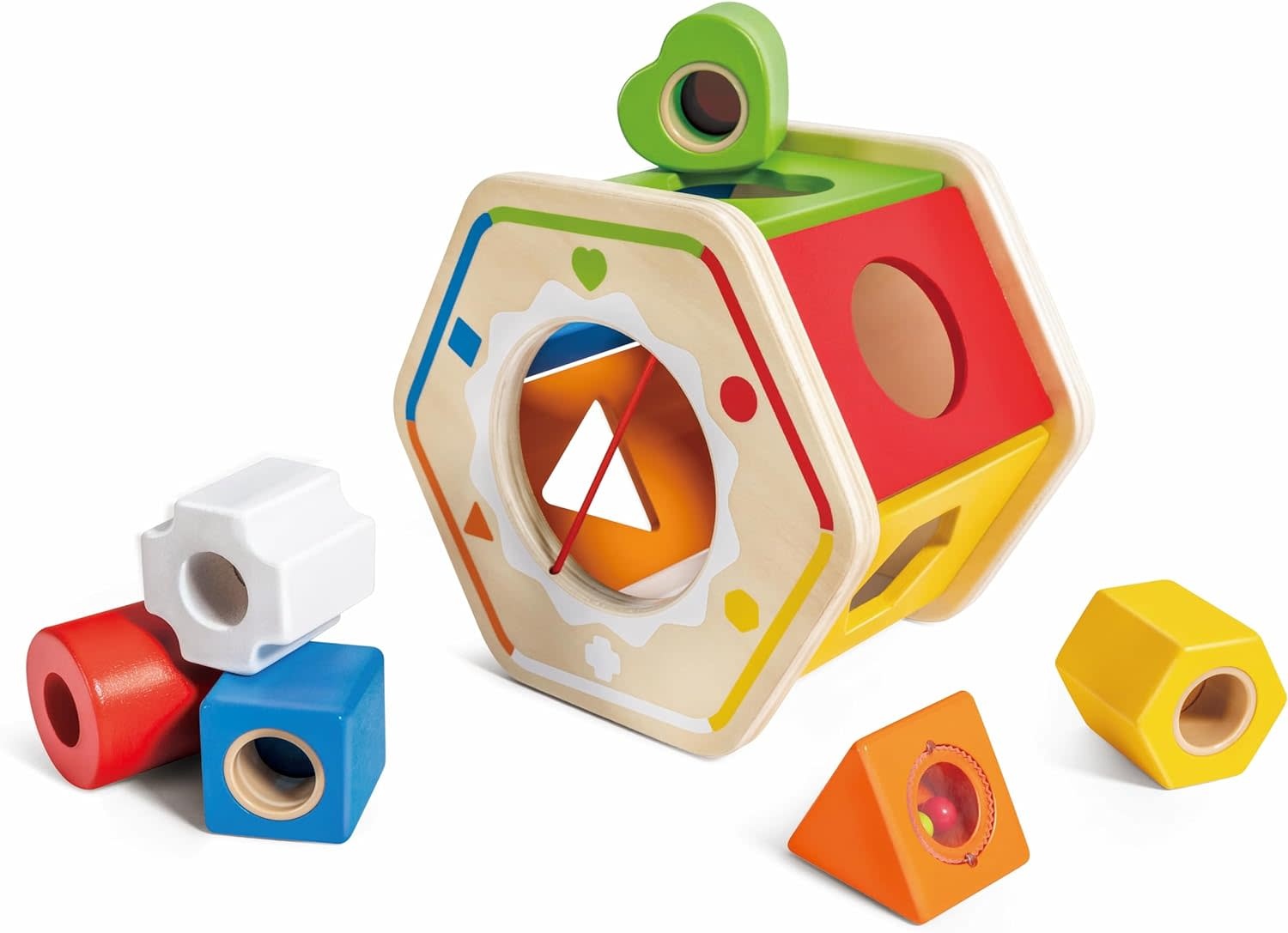 Hape Toys Hape Toddler Wooden Wonder Shape Sorter