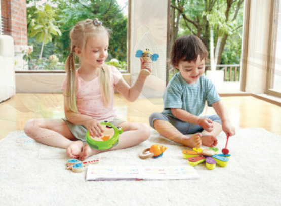Hape Toys Hape Toddler Music Nature Band Rhythm Kit