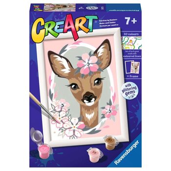 CreArt Painting by Numbers Delightful Deer