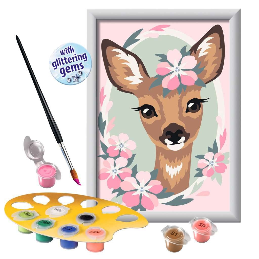 CreArt Painting by Numbers Delightful Deer