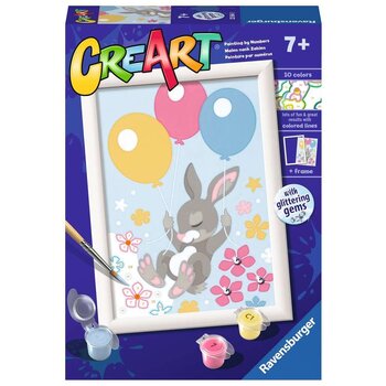 CreArt Painting by Numbers Flying Bunny