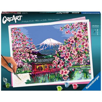 CreArt Painting by Numbers Japanese Spring