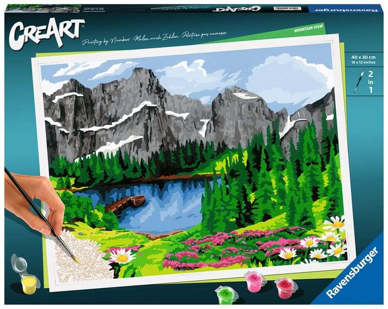 CreArt Painting by Numbers Mountain View
