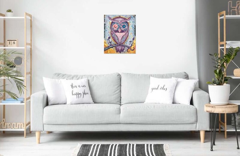 CreArt Painting by Numbers Dreaming Owl