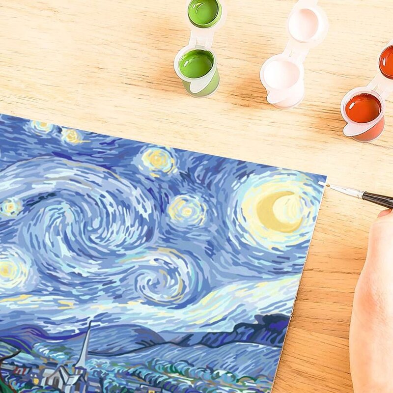 CreArt Adult 30 x 40 cm  Painting by Numbers Monet Starry Night