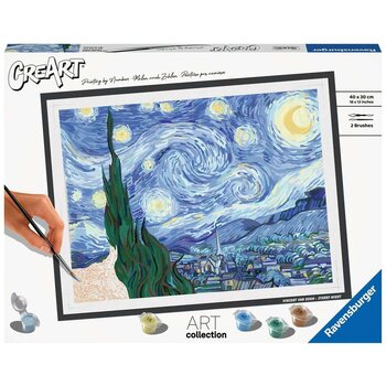 CreArt Adult 30 x 40 cm  Painting by Numbers Monet Starry Night