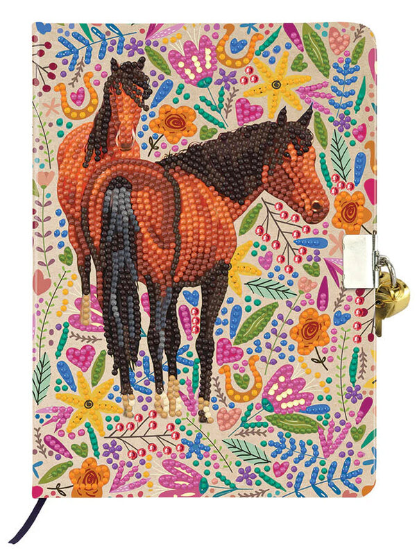 Crystal Art Secret Diary Kit Horse Love
