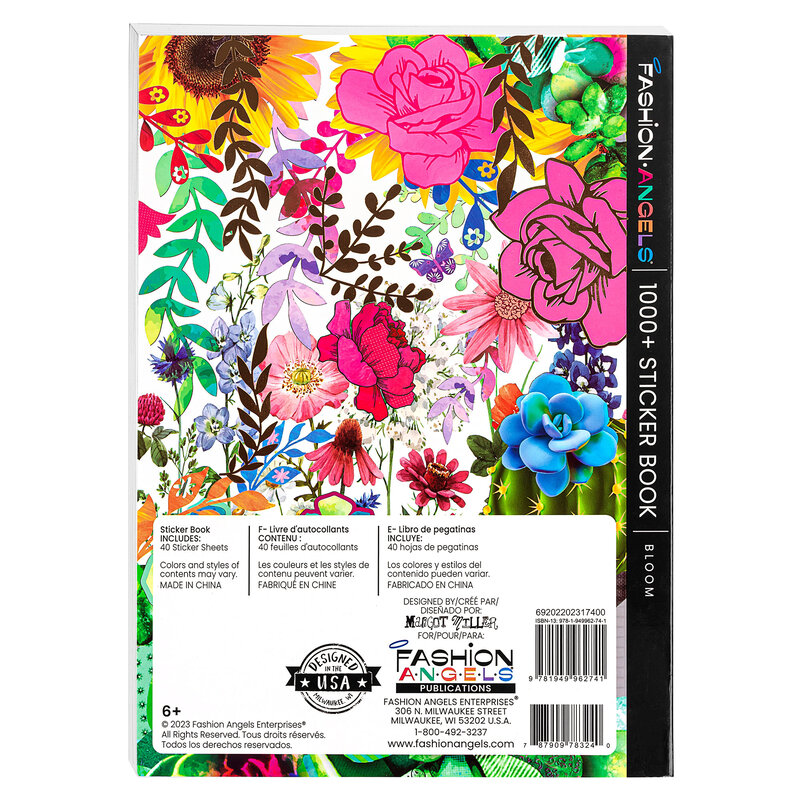 Fashion Angels 1000+ Sticker Book -Bloom