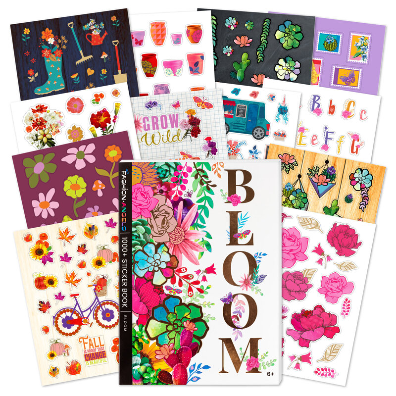 Fashion Angels 1000+ Sticker Book -Bloom