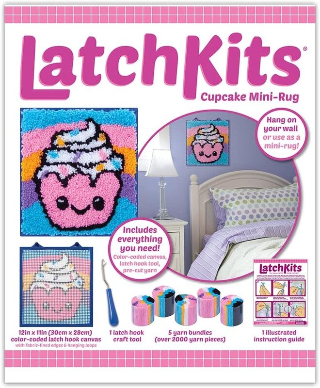 Latchkits Latch Hook Cupcakes