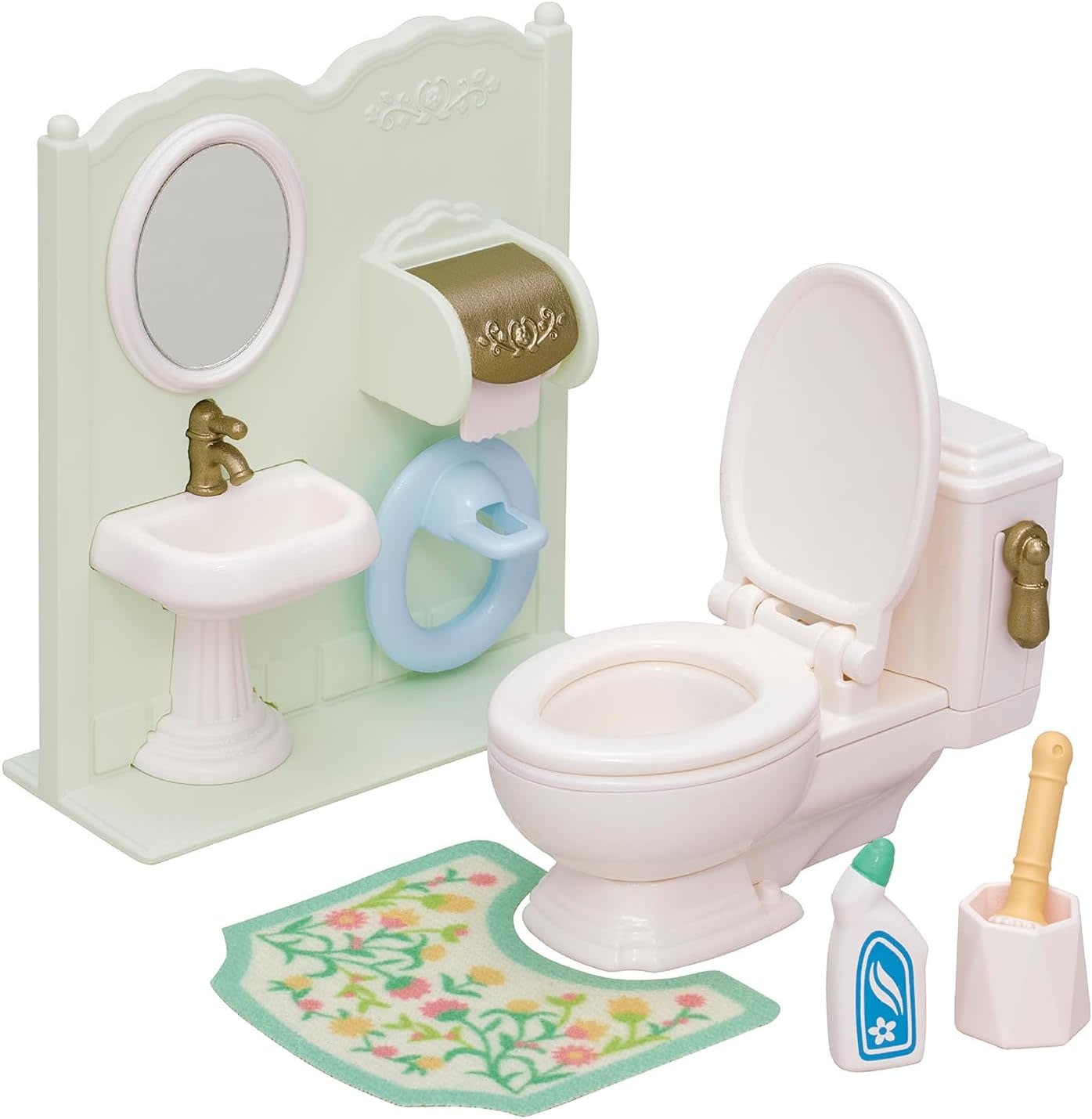 Calico Critters Calico Critters Toilet Set