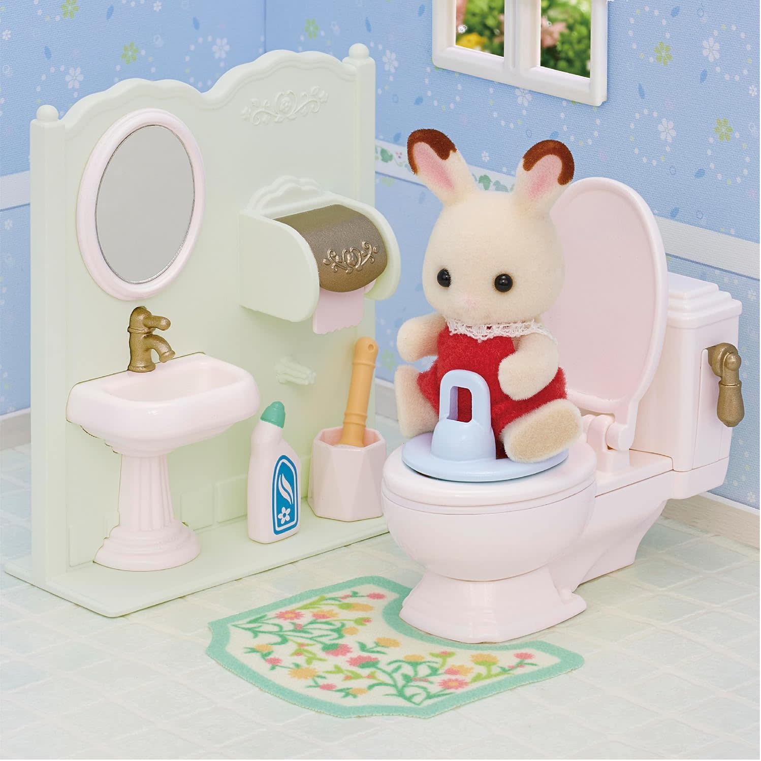 Calico Critters Calico Critters Toilet Set