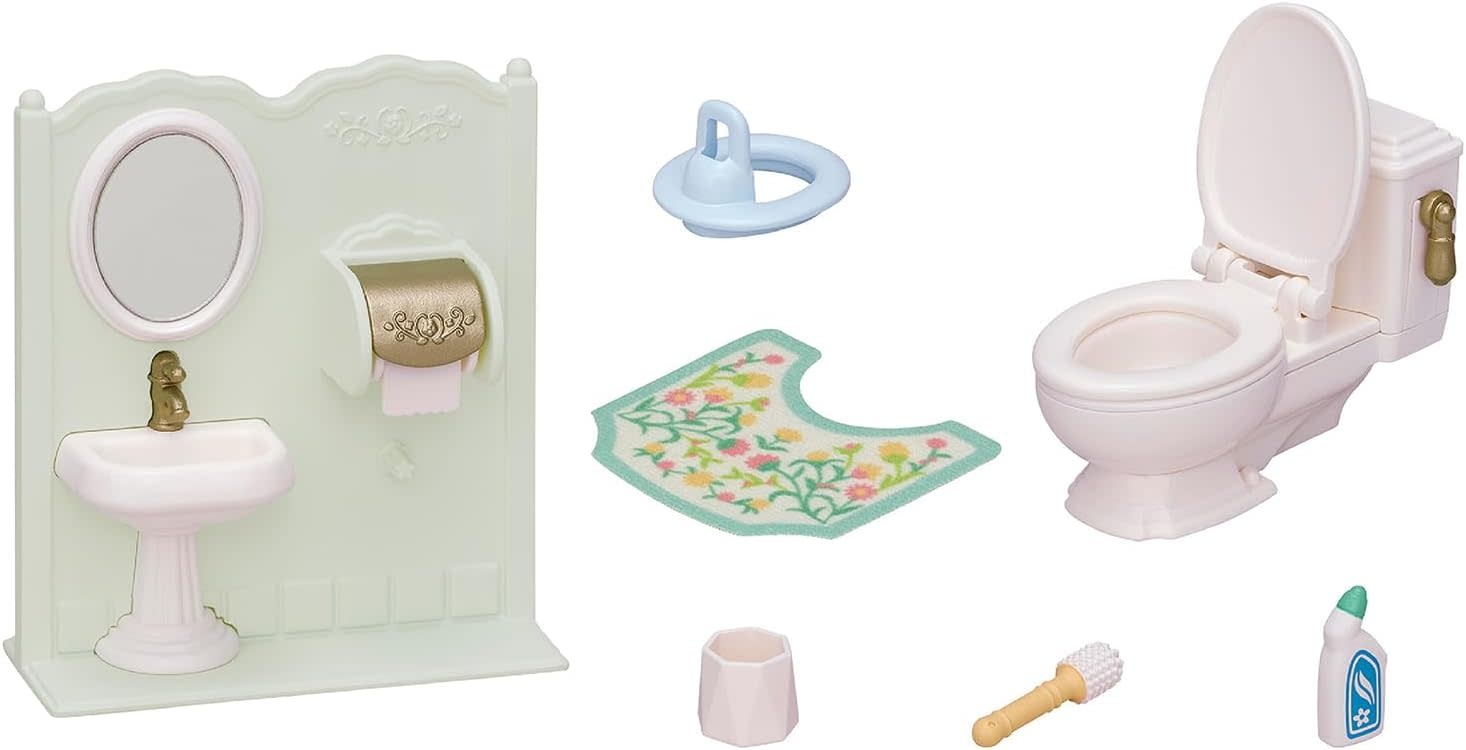 Calico Critters Calico Critters Toilet Set