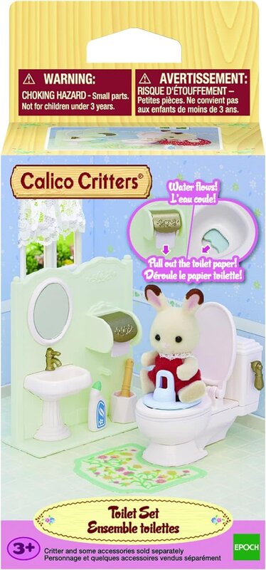 Calico Critters Calico Critters Toilet Set