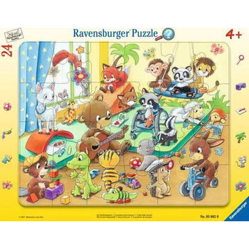 Ravensburger Ravensburger Frame Puzzles 24pc Search & Find Animal Daycare