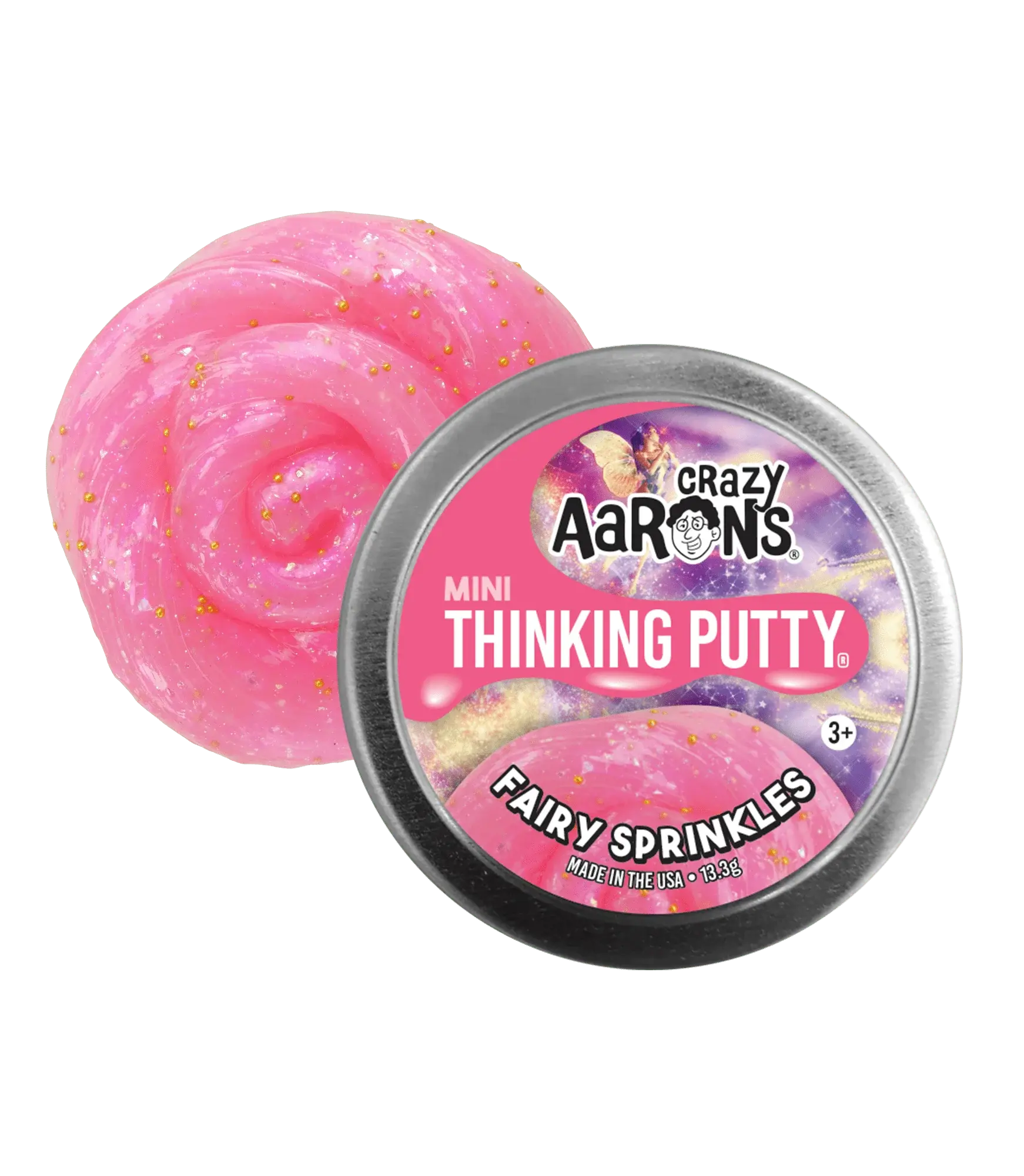 Crazy Aaron Crazy Aaron's Thinking Putty Mini Tin Fairy Sprinkles