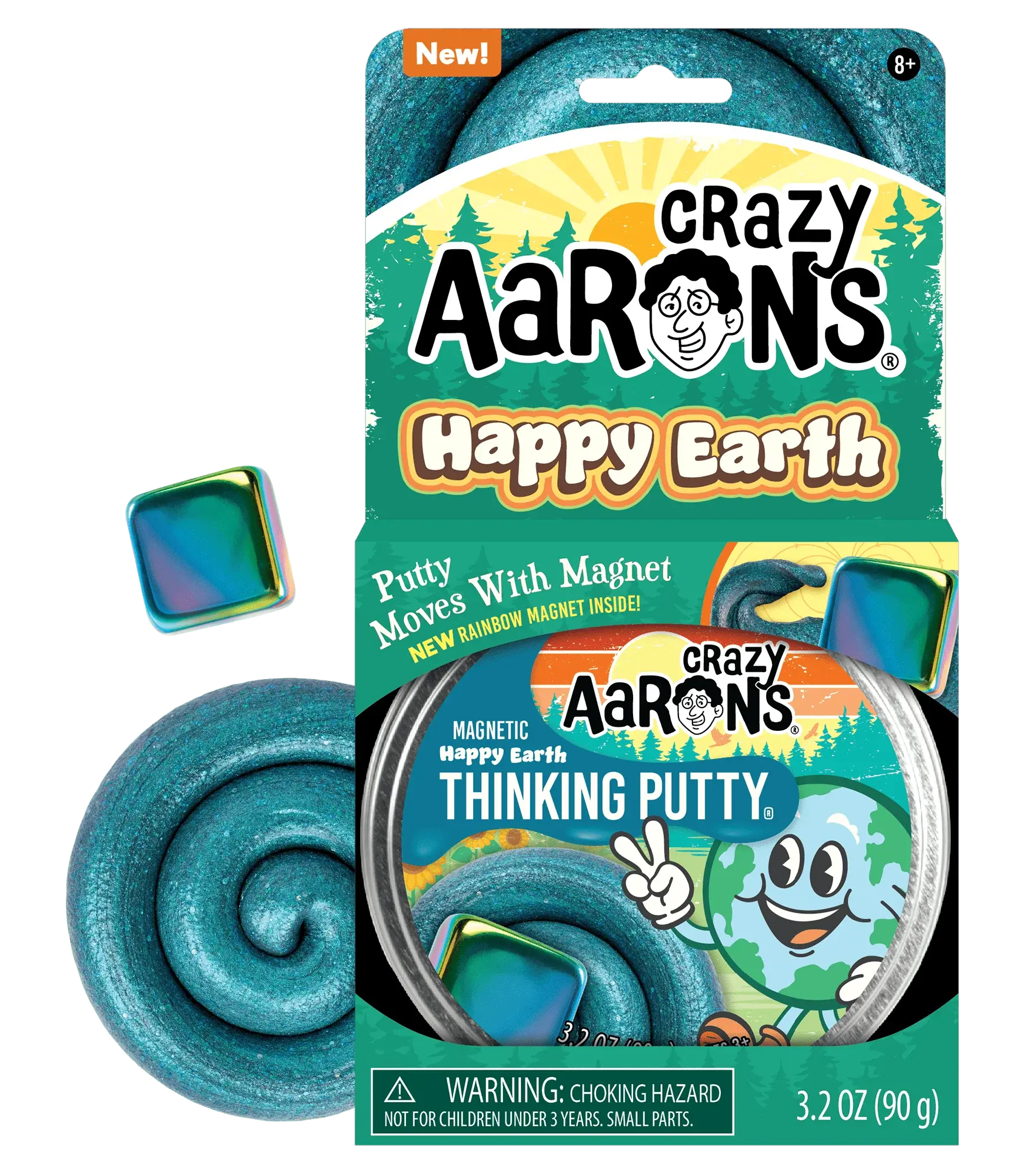 Crazy Aaron Crazy Aaron's Thinking Putty Magnetic Storms Happy Earth