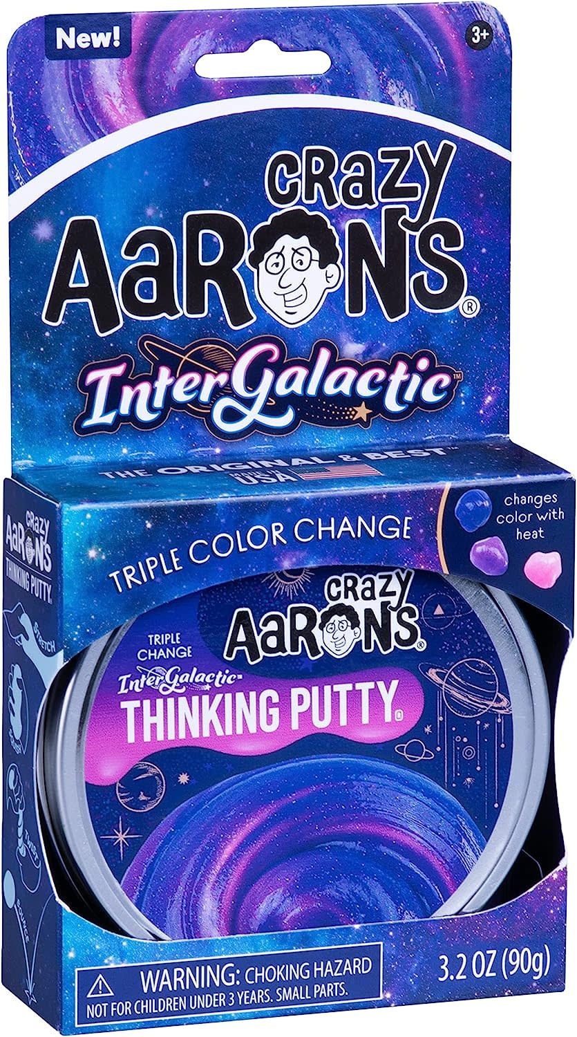 Crazy Aaron Crazy Aaron's Thinking Putty Triple Color Change InterGalactic