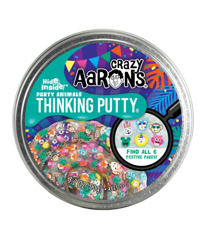 Crazy Aaron Crazy Aaron's Thinking Putty Hide Inside Party Animals