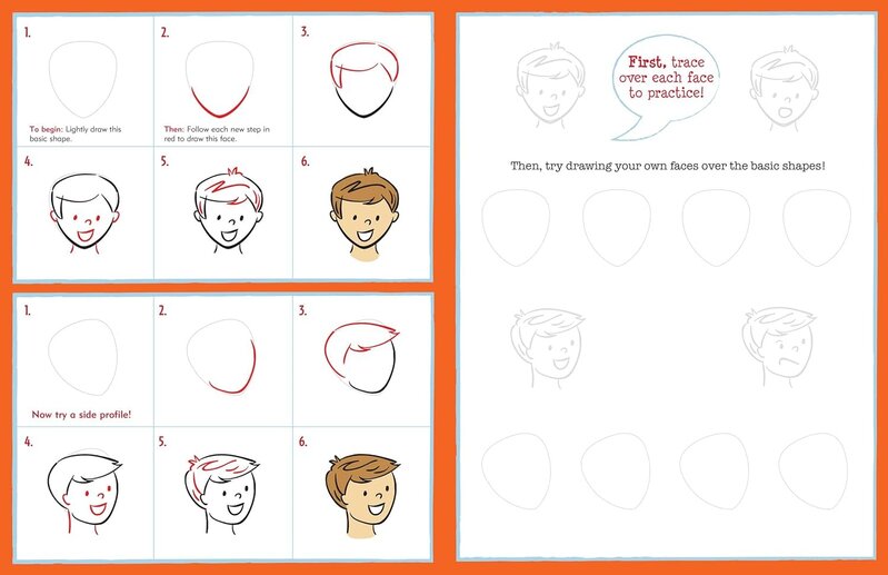 Peter Pauper Learn to Draw Faces