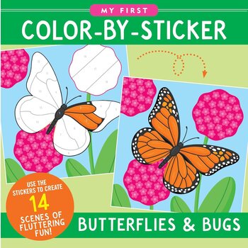 Peter Pauper My First Colour by Sticker Butterflies & Bugs