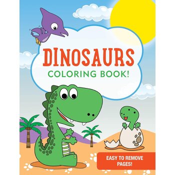 Peter Pauper Coloring Book Dinosaurs