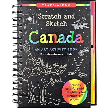 Peter Pauper Scratch and Sketch Trace Along Book Canada