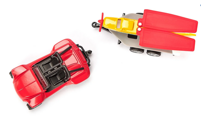 Siku Siku Die Cast Buggy with Sport Airplane