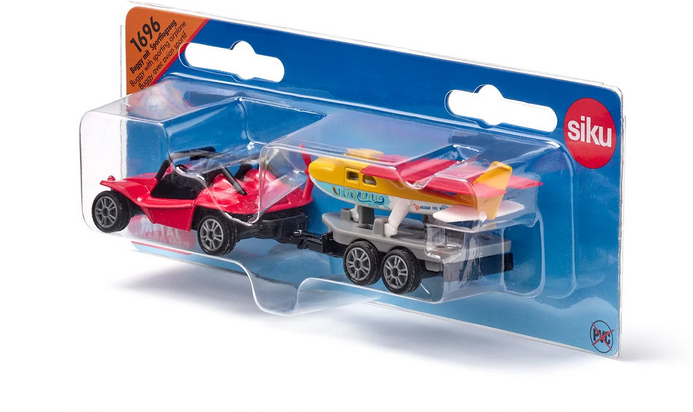 Siku Siku Die Cast Buggy with Sport Airplane