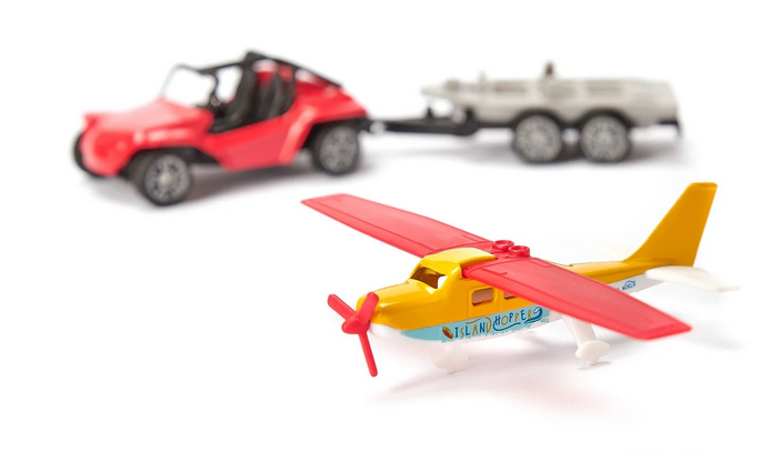Siku Siku Die Cast Buggy with Sport Airplane