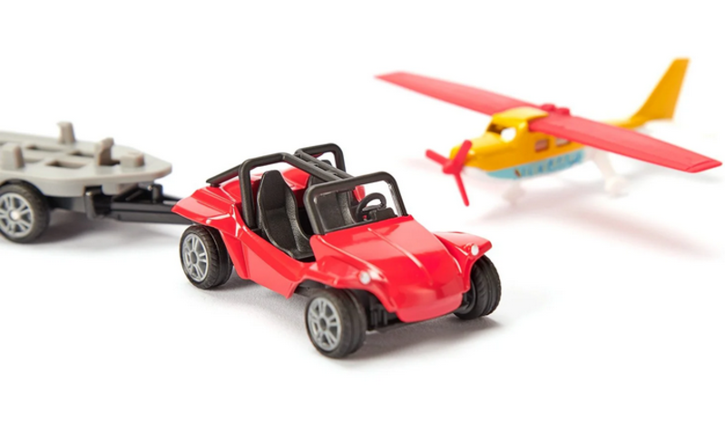 Siku Siku Die Cast Buggy with Sport Airplane